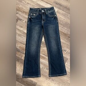Little girl size 6 Dark Blue Jeans, Cedar Rose brand